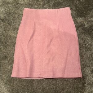 Chuu Black Wool skirt